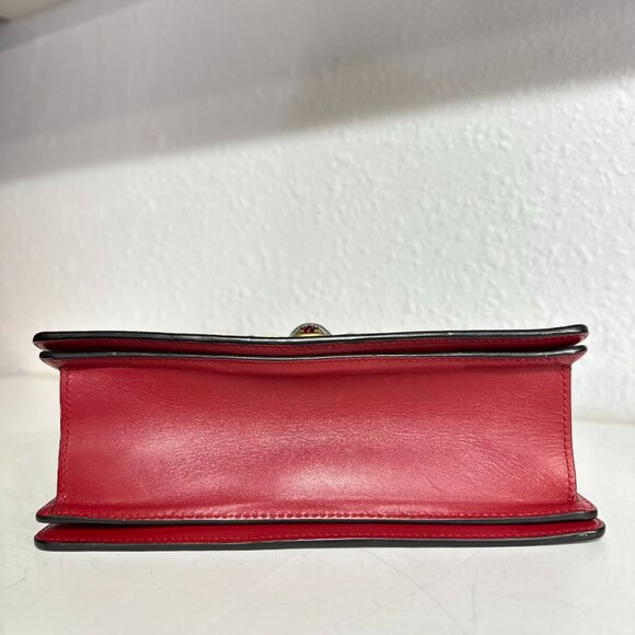 Gucci Tri-Color Queen Bees Top Handle Shoulder Bag Crossbody - Picture 6 of 9